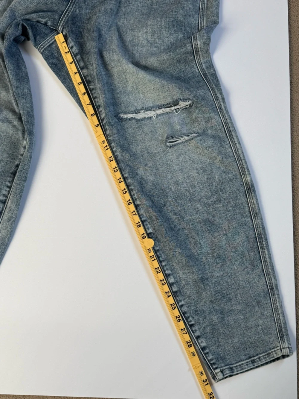 Lane Bryant Curvy Fit Jeans‎ Womens 20L High Rise Skinny Distressed Stretch